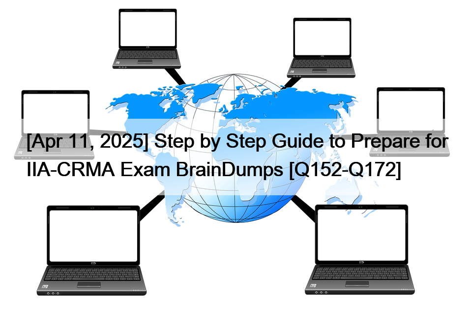 [Apr 11, 2025] Step by Step Guide to Prepare for IIA-CRMA Exam BrainDumps [Q152-Q172]
